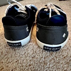 Boys navy sperry boat shoes